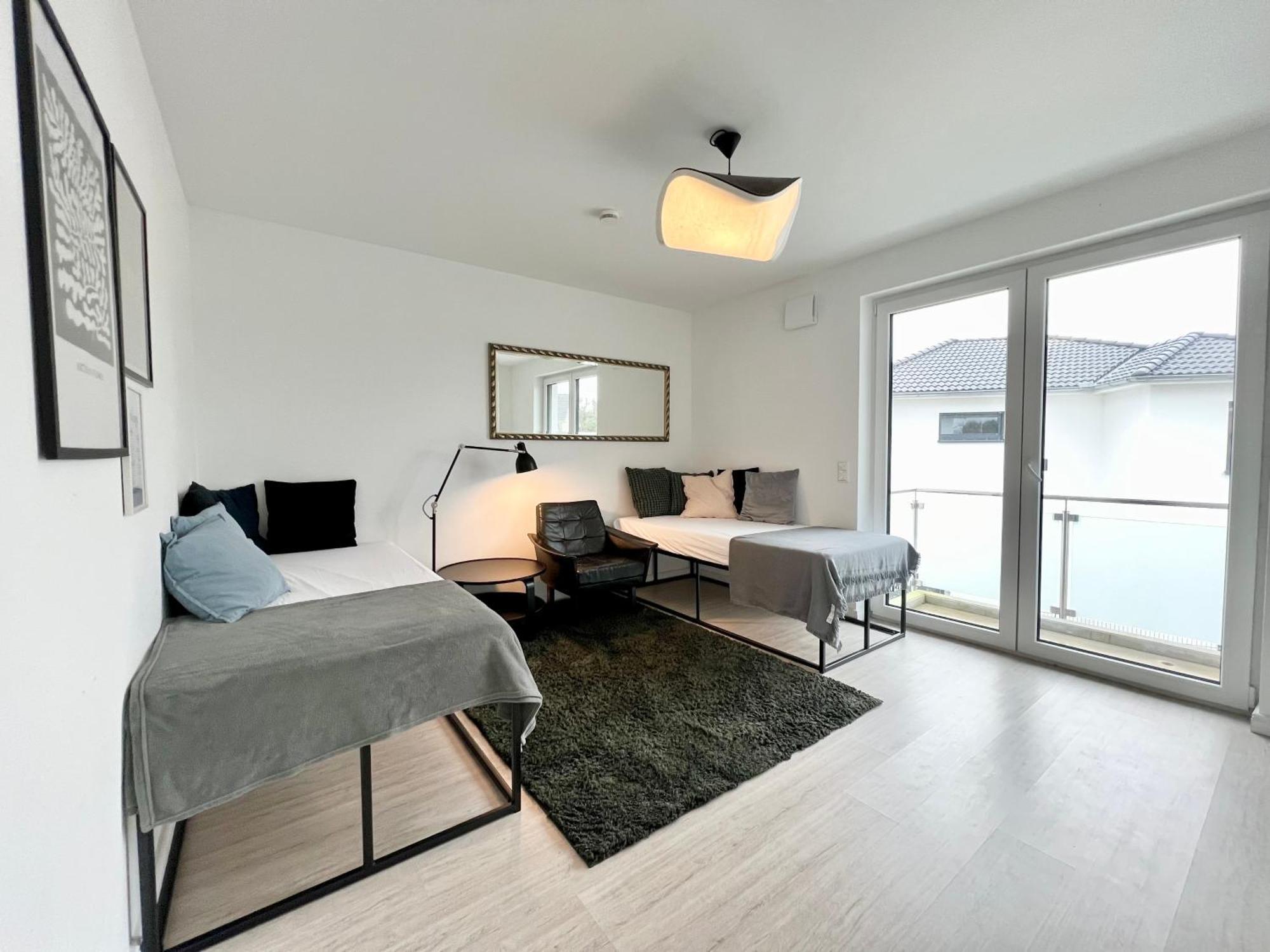 Gemuetliche Apartments Direkt An Der Grenze Von Hamburg ノルダーシュテット エクステリア 写真